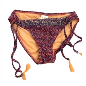 NWT Ninety Nine Flower Power Bikini Bottom